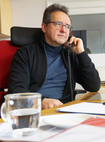 Portrait-Foto von Pfarrer Norbert Ellinger, Leiter dder Telefonseelsorge