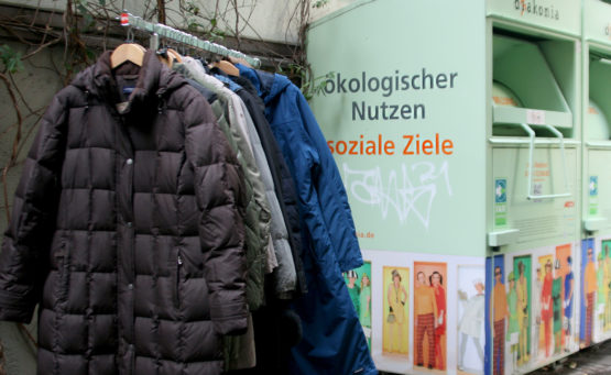 Kleidercontainer und Kleiderspenden für nachhaltig ökologischen Nutzen