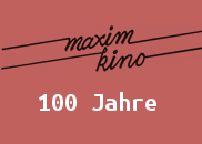 Pressemappen-Logo zum 100jährigen Jubiläum des Maxim-Kinos, München