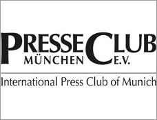 Logo zur Pressekonferenz „PresseClub München ist zurück im Stammhaus am Marienplatz“ am 1.8.2017 im Presseclub München