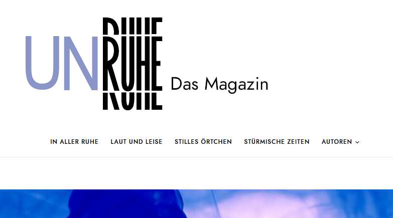 Das Magazin UnRuhe