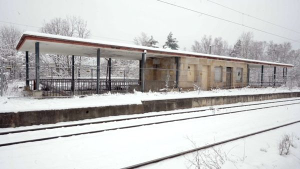 Der Bahnhof Märzfeld in Nürnberg-Langwasser.