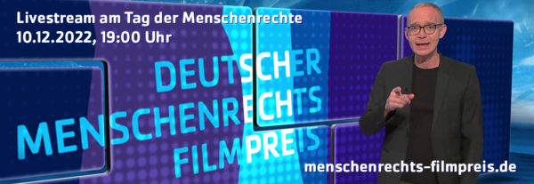Werbebanner Deutscher Menschenrechts-Filmpreis
